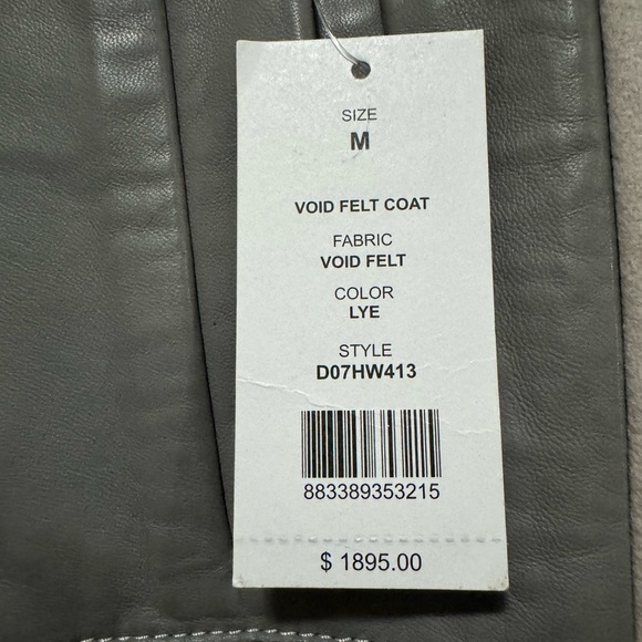 Helmet Lang reversible rabbit fur and felt jacket - Picture 8 of 9